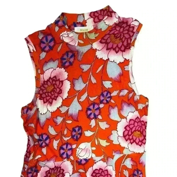 Maeve by Anthropologie Cleary high-neck sleeveless floral dress - Picture 3 of 10